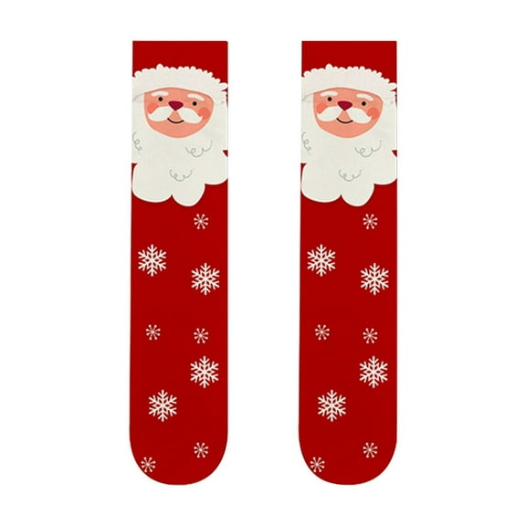Kmdttou Unisex Adult Hidden Comfort Christmas Men's And Women's Fall/Winter New Adult Medium Embroidery Socks