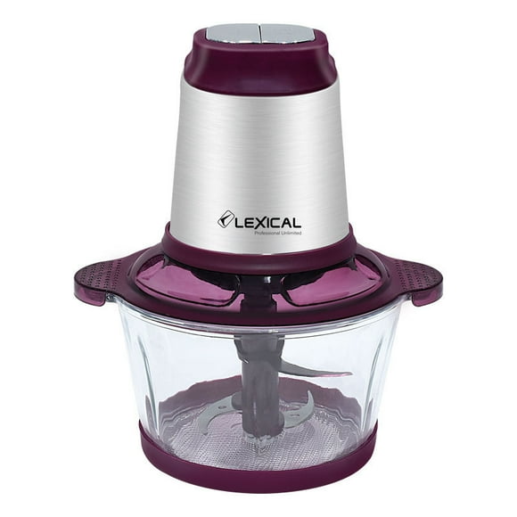 QUETO 2L Multifunctional Electric Meat Grinder Meat Grinder Cooker Mixer，red