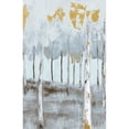 thumbnail image 3 of Sunny 10x14 Black Modern Framed Museum Art Print Titled - Birch Metallic Gray Day 3, 3 of 5