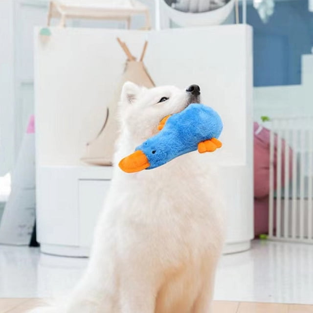 EGNMCR Cat Toys, Dog Toys, Puppy Toys, Pet Toy, Pet Supplies Teething Toys For Dogs And Cats Cute Stuffing With Soft QuackingIndoor And Puppy Chewing Teeth Cleaning And Playing Cotton toy duck