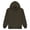 Olive, variant on Unisex Cotton Full-Zip Hoodie, Zip-Open Sleeves for Dialysis, Chemo & Infusion Access, Gray, L