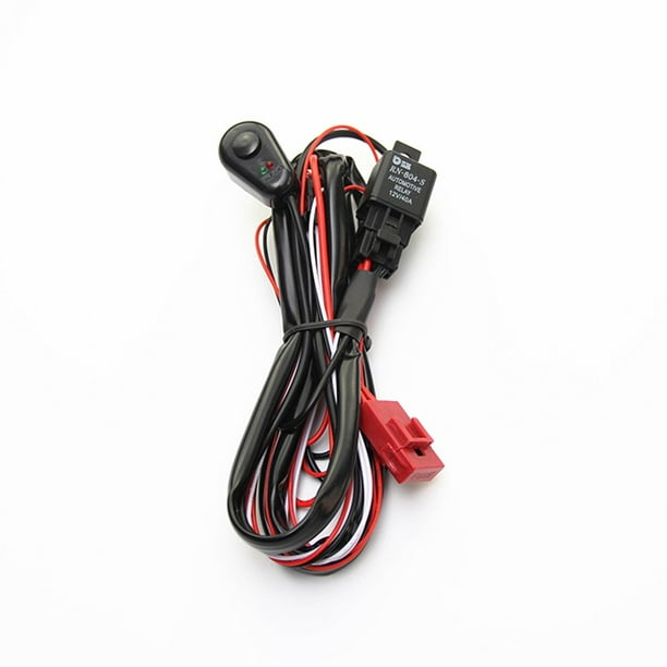 New Arrival 2M Car LED Work Light Wiring Harness ON/OFF Switch LED Fog Lamp Switch Universal for Long Strip Light Off-road Spotlights - Walmart.com - Walmart.com | Spotlight Universal Wiring Harness | | Walmart