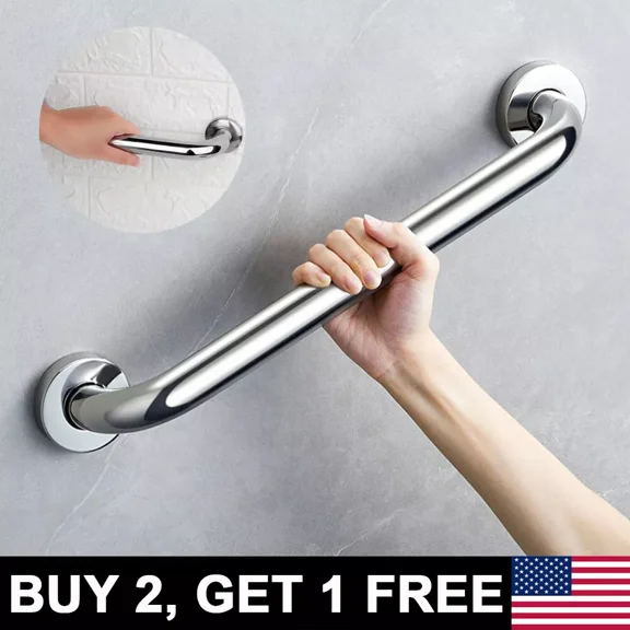 12" Bathroom Shower Grab Bar Safety Handle For Elderly Pregnant Handicap Support
