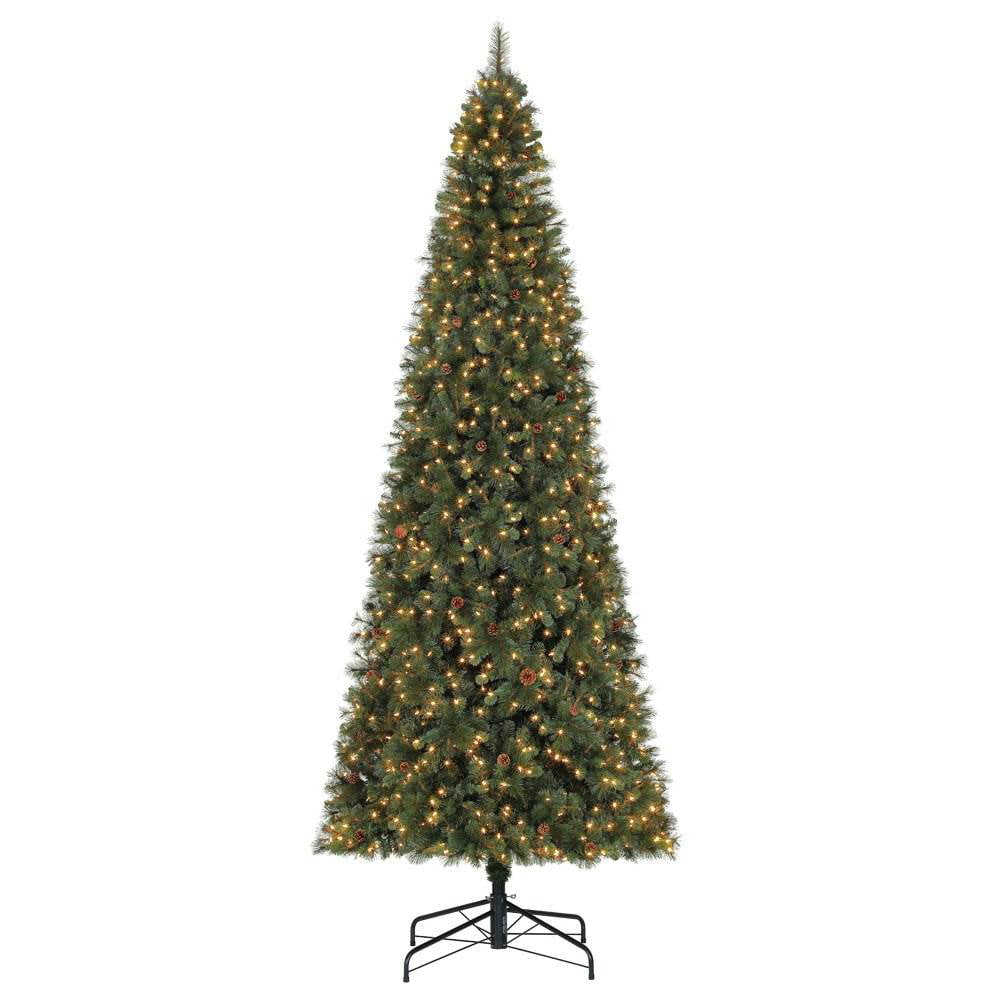 DLUX Mini 2 Ft Christmas Tree Artificial Charlie Pine Tabletop– Unlit Green 