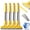 4pcs, variant on Glass Tile Adhesive Remover Shovel, Multi-Purpose Razor Blade Scraper Tool, Wide Window Scraper with Extended Handle