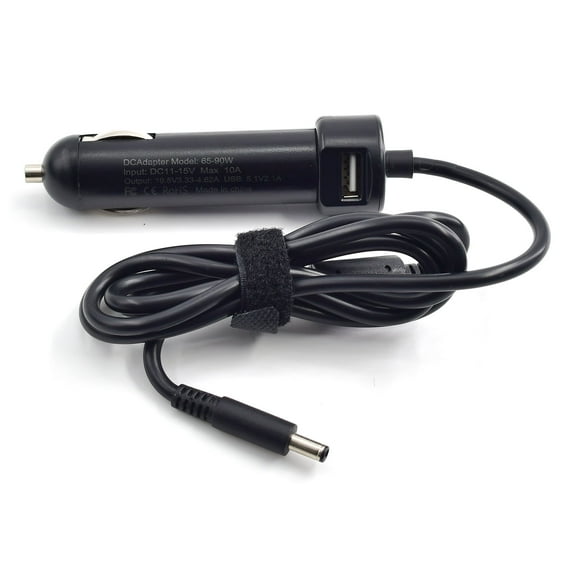 Car Charger for Dell Inspiron 11 13 14 15 17 19.5V 4.62A 90W 4.5*3.0mm Laptop DC Adapter