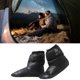 thumbnail image 2 of Zapatillas De Plumón De Pato Para Acampar Al Aire Libre Zapatos De Calcetín Botas Más Cálidas Botines Negro M SM SunniMix Pantuflas Blancas De Plumas, 2 of 7