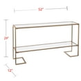 thumbnail image 3 of Hollo Glam Narrow Console, Gold with Mirror, 3 of 13