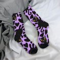 thumbnail image 5 of Logiee Cartoon Black Cats Print Adult Socks for Men & Women,Calf Socks, Ankle Socks,Boots Socks,Breathable Casual Sock,Unisex Crew Socks, 5 of 6