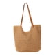 thumbnail image 5 of Bolso de hombro para mujer, estilo bohemio, tejido, elegante, tipo cartera, bolso tote tejido Caqui 40cmx32cm, 5 of 9