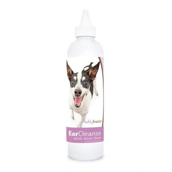 Healthy Breeds 840235198765 8 oz Rat Terrier Ear Cleanse with Aloe Vera Sweet Pea & Vanilla