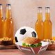 thumbnail image 3 of 20 bandejas de papel para comida, decoración para fiestas de fútbol, rugby, fútbol, desechables, para aperitivos, cumpleaños, fiestas deportivas, etc., 3 of 7