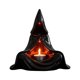 thumbnail image 2 of Vela de Cerámica Negra | Diseño de Capa de Mago con Capucha | Acabado Brillante | Luz de Vela Atmosférica | Decoración Mística | Ideal para Fiestas, Dormitorios y Salas de Estar., 2 of 6