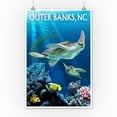 thumbnail image 2 of Outer Banks, North Carolina, Sea Turtles (12x18 Wall Art Poster, Room Decor), 2 of 3