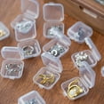 thumbnail image 2 of 1 PCS Plastic Mini Square Necklace Box Jewelry Earring Storage Box Parts Box 10 Pieces, 2 of 4