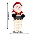thumbnail image 3 of Winter Glow Santa Claus Icicle Light Decor, Christmas Lights Outdoor, Cute Santa Icicle Railing Light Hangings for Deck Outdoor Porch Railing, 3 of 8