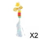 thumbnail image 1 of 2x Juguetes para Gatos con Puerta Colgante con Campana Fernando Juguete de Peluche para Gatos 2 Piezas, 1 of 8