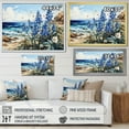 thumbnail image 4 of Designart "Seashore Blue Bonnets" Blue Bonnets Canvas Wall Art, 4 of 7