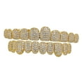 thumbnail image 2 of Parrilla bucal brillante de hip hop, suministros para cosplay, decoración, disfraz de rapero, parrilla dental Oro, 2 of 9