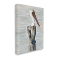 thumbnail image 3 of Stupell Industries Long Beak Pelican Watercolor Painting Coastal Waterfowl Bird, 16 x 20,Design by Stellar Design Studio, 3 of 7