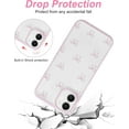 thumbnail image 4 of Compatible with iPhone XR Bow Phone Case, Cute Clear Pink Ribbon Bowknot Pattern Aesthetic Soft TPU Transparent Cases Full Camera Protective Phone Cover for Women Girly - Pink, 4 of 14