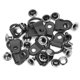 thumbnail image 2 of Gancho para Cordones de Zapatos ANGGREK Negro Mate 9x14 mm, 2 of 7