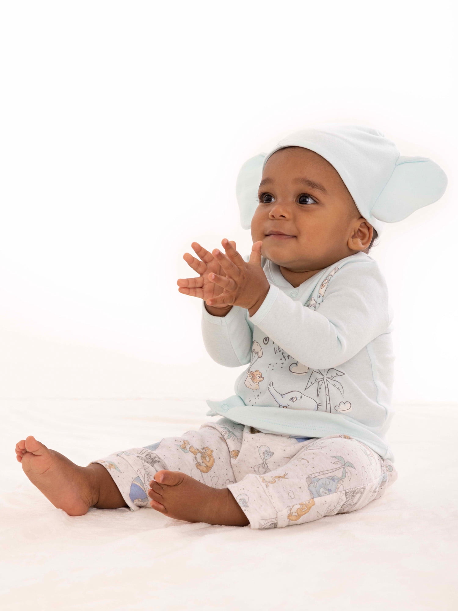 Disney Baby Wishes + Dreams Dumbo Layette Shower Gift Set Bundle, 13-Piece, Sizes NB-3/6M