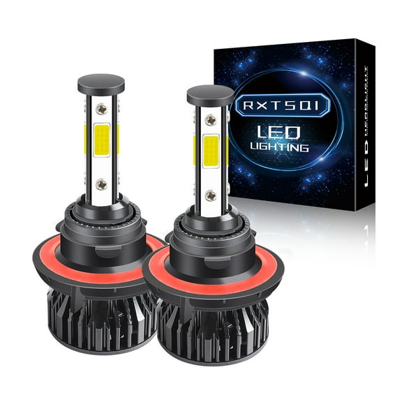 For Dodge Ram 2006-2008 Pair LED Headlight Bulbs High/Low Beam 6000K-H13/9008,X15