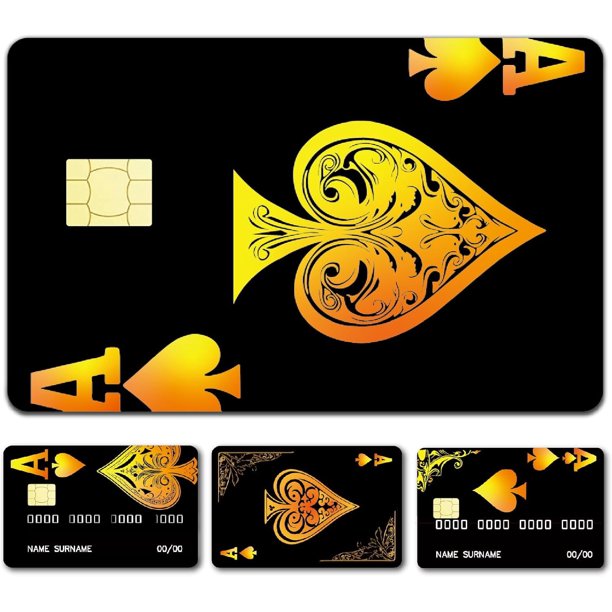 estilos de pegatinas para tarjetas de crédito, diseño de espada negra, para tarjetas de débito, sin burbujas, delgadas, personalizadas, de PVC, resistentes al agua, para tarjetas de transporte, 7,3 x