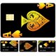 thumbnail image 1 of estilos de pegatinas para tarjetas de crédito, diseño de espada negra, para tarjetas de débito, sin burbujas, delgadas, personalizadas, de PVC, resistentes al agua, para tarjetas de transporte, 7,3 x, 1 of 6
