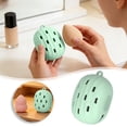 thumbnail image 2 of Makeup Sponge Holder, Silicone Beauty Blender Case with Lid, Shatterproof Ventiled Travel Storage Box for Make Up Sponge, Compact Portable for Cosmetic Puff, 2 of 6