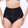 thumbnail image 3 of cfhntfmh Panties for Women Mid Waist Buckle Trainer Corset Shapewear Butt Lifter Stretch Slimming Body Shaper Underwear, 3 of 5