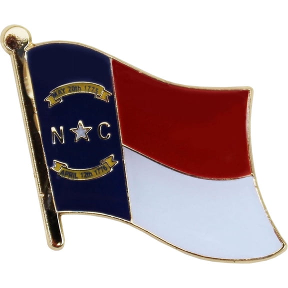 North Carolina Flag Lapel Pin
