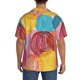thumbnail image 3 of Balery Colorful Wool Balls Camisa Casual de Manga Corta con Botones para Hombre, Texturizada, Estilo Cubano, para Playa, Verano-X-Large, 3 of 5
