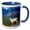 Blue/White, variant on 3drose, Ak Denali, Dall Sheep Wildlife, Polychrome Pass - Us02 Jgi0151 - Jerry Ginsberg, 15oz Mug