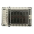 12 Ways Fuse Box Holder with LED Warning Indicator with Fuse for Car