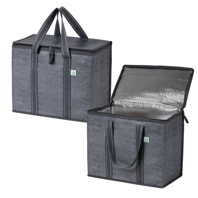 Bolsa Térmica VENO Bolsa Isotérmica para Compras y Delivery de Comida 2 Paquetes