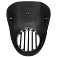 thumbnail image 2 of Krator Headlight Fairing Custom Prison Grill Black Cafe Visor Bracket Compatible with Harley Davidson Sportster, 2 of 5