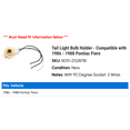 thumbnail image 2 of Tail Light Bulb Holder - Compatible with 1986 - 1988 Pontiac Fiero 1987, 2 of 2