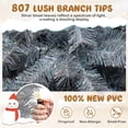 thumbnail image 4 of Costway 7 FT Christmas Tree Artificial Xmas Tree with 807 Branch Tips 400 LED Lights, 4 of 10