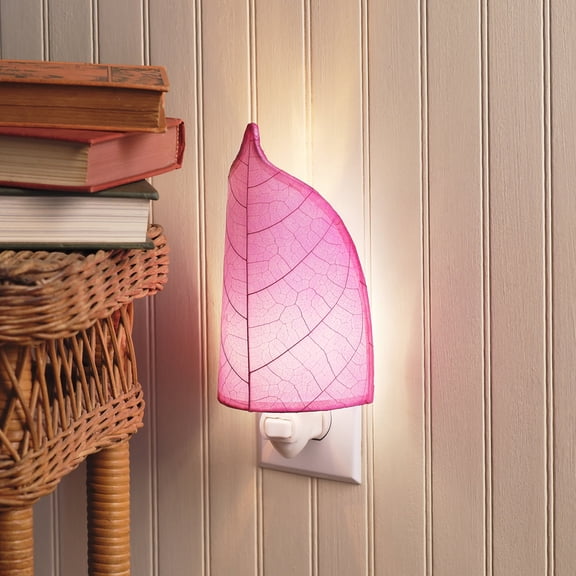 Eangee Leaf Night Light Pink