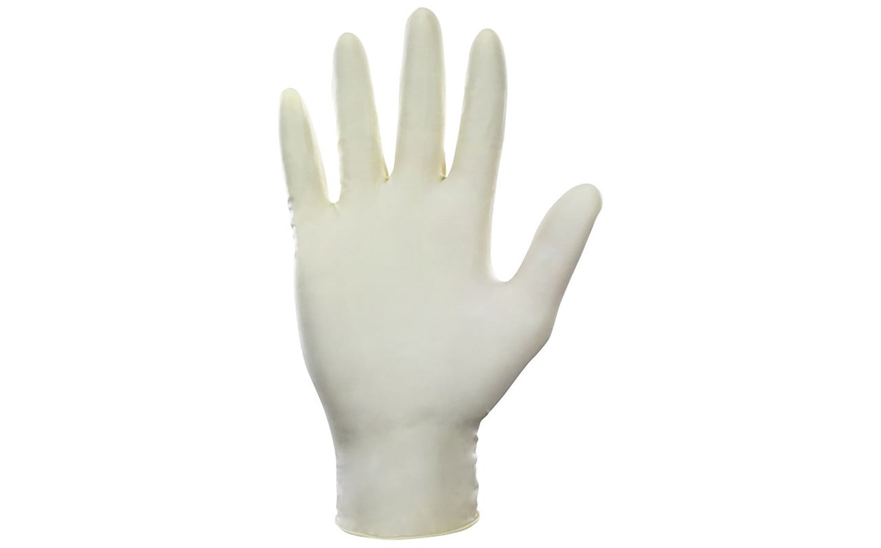 Dyna Grip 650-1003 Powder-Free Exam Grade Latex Disposable Gloves - 7 Mil, Size L, 100/Box, 10 Boxes/Case
