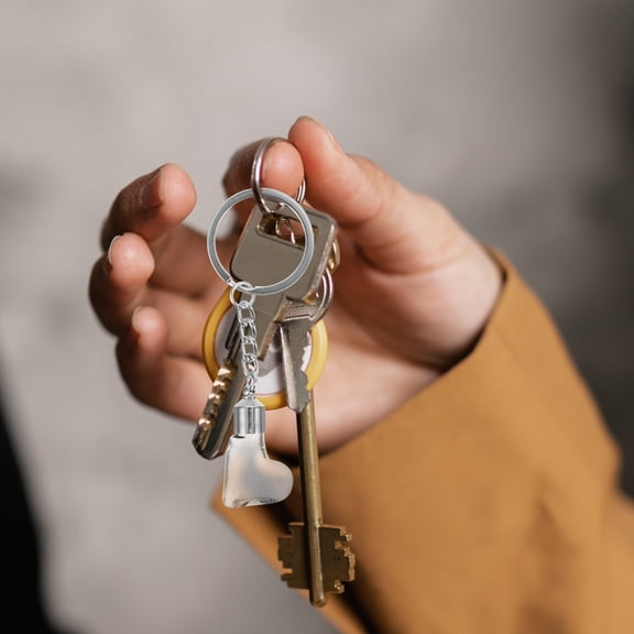 SEWCHICS Bottles Glass Pendant Multi-Functional Bag Charm 1Pcs