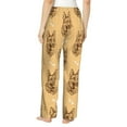 thumbnail image 2 of Bixox Women's German Shepherd Dog Patterned Pajama Pants Loungewear, 2 of 5