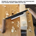 thumbnail image 3 of Wood Debarking Tool, Straight Drawknife 8 Inch Incisive Edges  for Planing Scraping, 3 of 7