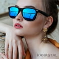 thumbnail image 3 of Lunettes de Soleil pour Femmes Hommes Polarisées Protection UV400 Monture Carrée, 3 of 4