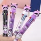 thumbnail image 2 of e Cartoon Kuromi 10 color ballpoint pen Kawaii 0.7 mm multi pen A1, 2 of 4