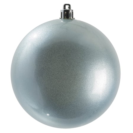Vickerman 4.75 Periwinkle Candy Ball Ornament 4 per Bag