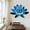 Blue, variant on Home Decoration Wall Stickers 3D Mirror Wall Sticker Multicolor Flower Decal Home Room Art-Murals Decor,Black Home Decoration Wall stickers