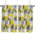 thumbnail image 4 of Scandinavian Style Abstract Color Curtain Home Decoration Living Room Short Curtains Window Treatments For Kitchen Bedroom, 4 of 6